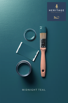 Dulux Heritage Midnight Teal Petrol Green Kitchen, Teal Utility Room, Midnight Teal Dulux Heritage, Midnight Teal Living Room, Dulux Midnight Teal, Deep Teal Living Room, Deep Teal Bathroom, Teal Feature Wall Living Room, Deep Teal Bedroom