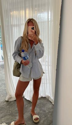 Switzerland Outfits Summer, Casual Tracksuit Outfit, Hamptons Vibe, Southern Clothing, Tracksuit Outfit, Pocket Blouse, Europe Outfits, House Clothes