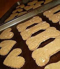 doughnuts are lined up on a cookie sheet