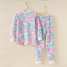 Material&Fabric:Cotton Thickness of clothing:Regular Suitable Season:Spring Wash Label:On the inside Keyword Tag:Wholesale Baby Boutique Suppliers Usa Wash Label, Pajamas Sets, Cartoon Pattern, Baby Boutique, Pink Girl, Fabric Cotton, Season Spring, Pajama Set, Floral Tops