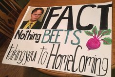 a sign that reads fact nothing beets is thinking to homegrown