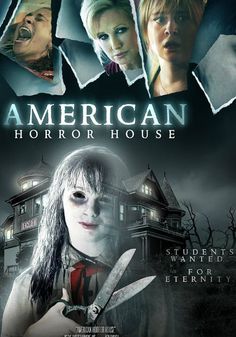 an american horror house movie poster