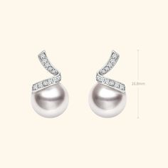 Material: 18K white gold, South Sea pearl, and diamond South Sea saltwater cultured pearl Size of pearl: around 10.0-11.0 mm each, 2pcs Weight of Diamonds: 26 diamonds approx. 0.192 carats Handpicked of every pearl, only the top 1% of pearls are selected Handcrafted Sold as a pair Lifetime warranty Discount codes are not available for this product. Luxury White Pearl Embellished Earrings, Classic White Gold Pearl Earrings, Elegant Platinum Bridal Earrings, Luxury Platinum Pearl Earrings For Formal Occasions, Luxury Pearl Embellished Earrings For Formal Occasions, Luxury White Diamond Earrings With Pearls, Classic Silver Platinum Pearl Earrings, Luxury White Pearl Diamond Earrings, Luxury Platinum Pearl Earrings For Wedding