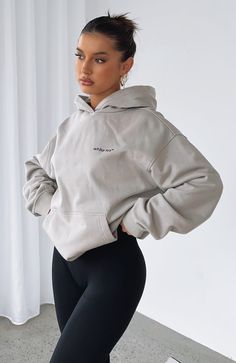 The Do What It Takes Hoodie Mushroom. Head online and shop this season's latest styles at White Fox. Express delivery and AfterPay available. Fox Hoodie, Stile Hijab, Mushroom Head, School Clothes, Athleisure Outfits, Hoodie Outfit, Weekend Outfit, Cute Everyday Outfits, White Fox