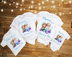 Frozen Family Birthday Shirts, Elsa Birthday Shirts, Frozen Custom Shirt, Frozen Personalized Shirts, Frozen Family Party shirts, Elsa T-shirts This is a DTG (Direct to Garment) print, not Vinyl ( Heat Press) or sublimation. The design is printed direct on the shirt with garment ink. Please note, due to stock issues with the manufactures regarding sizes and colors we will be carrying more than one brand . We will ship the available brand on hand.   HOW TO ORDER  * Select the garment SIZE  * Sele Frozen Birthday Shirts For Family Vinyl, Kids Frozen Themed Shirt, Frozen Birthday Squad Shirts, Frozen Themed Birthday Family Shirts, Frozen Birthfay Shirt, Frozen Shirt Birthday, Elsa Shirts Vinyl, Frozen Family Shirts, Elsa Tshirt