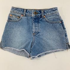 These Blue Jean Shorts Are Great For Summer Casual Outings Or For The Beach. Has Button Up Fly, Front And Back Pockets. Size 0. Nwot Jean Short Shorts, Acid Wash Shorts, Retro Shorts, Jean Short, Orange Shorts, Denim Cutoff Shorts, American Eagle Shorts, Denim Cutoffs, Blue Jean Shorts