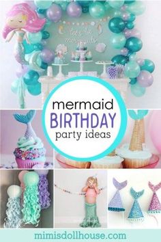 mermaid birthday party ideas for girls and boys