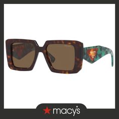 in stock Luxury Shield Sunglasses With Polarized Square Frame, Luxury Multicolor Sunglasses With Tinted Lenses, Luxury Multicolor Sunglasses With Mirrored Lenses, Designer Acetate Sunglasses With Uva Protection, Luxury Multicolor Tinted Sunglasses, Luxury Multicolor Mirrored Sunglasses, Luxury Polarized Acetate Sunglasses, Prada Rectangle Sunglasses, Prada Square Sunglasses