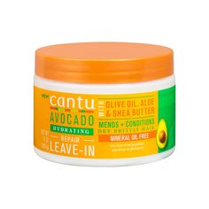 Avocado Hydrating Repair Leave-In Cantu Avocado Hydrating Repair Leave-In  |  Sally Beauty Curling Cream, Salvia Officinalis, Frizz Free Curls, Dry Brittle Hair, Wash N Go, Carrot Seed Oil, Hair Masque, Butter Oil, Curl Cream