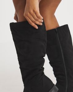 These supersoft ruched high leg boots are the perfect boots to take you from one season into the next. Wear with jeans and a cosy jumper or your favourite dress. The inside zip ensures easy access. Cosy Jumper, Wide Boots, High Leg Boots, Jd Williams, Simply Be, High Leg, Favorite Dress, Easy Access, Jumper