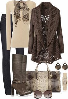 Well, was Santa good to you this year? Did you get all the clothes, and handbags, shoes, and jewelry that you wished for?! Hopefully so. Cozy Day - Palyvore Thi Rocker Girl, Looks Chic, 가을 패션, Polyvore Outfits, Fall Winter Outfits, Fashion Clothes