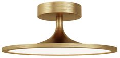 an image of a modern ceiling light with gold metal finish and white glass diffuses