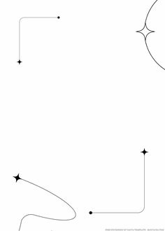 the diagram shows how to draw stars in space with one point on the sky and two points