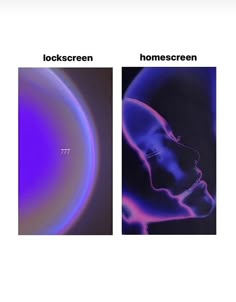 two pictures with the same color and size, one is blue and the other is purple