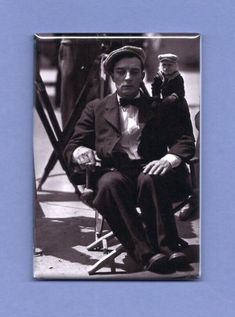 BUSTER KEATON *2X3 FRIDGE MAGNET* FILM STAR ACTOR COMEDIAN SILENT VAUDEVILLE KID