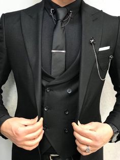 Black Men Suits, Groom Tuxedo Wedding, Slim Fit Tuxedo, Groom Tuxedo