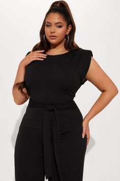 On Point Jumpsuit - Black | Fashion Nova