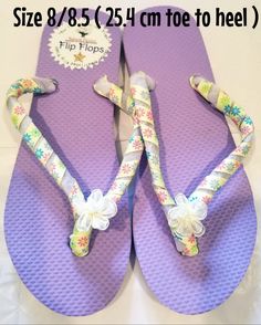 Handcrafted embellished flip flops These are a great gift or just a cute gift for yourself! Size 8/8.5 (25.4 cm from toe to heel) If you would like a custom pair please look for the Custom Flip Flop listing Adjustable Cute Flip Flops For Vacation, Adjustable Cute Flip Flops For Summer, Cute Adjustable Flip Flops For Summer, Adjustable Open Toe Flip Flops As Gift, Fun Adjustable Flip Flops For Spring, Adjustable Open Toe Flip Flops Gift, Adjustable Fun Flip Flops For Beach, Adjustable Fun Spring Flip Flops, Summer Gift Open Toe Flip Flops