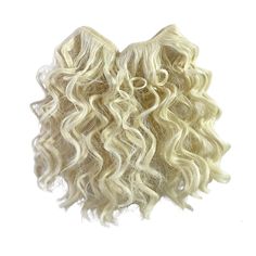 This Hair Weft Features Beautiful, Shortbread Blonde Hair. This Shade Of Blonde And Type Of Curl Reminds Me Of Alexandra Or Alex From 1923. The Weft Measures Approximately: 39" Long. Actual Hair Is Approximately: 6 1/2" Long. The Hair Has A Shiny, Voluptuous, Soft Curl For Glamorous And Everyday Looks. This Is A High Temperature Hair And Can Be Curled Or Straightened As Needed. Always Test Temperature Before Going Over The Hair. The Hair Weft Is Perfect For Wig Making Or Applying Directly To You Soft Curly Hair, Shade Of Blonde, Shades Of Blonde, Types Of Curls, Soft Curls, Wig Making, Hair Weft, Loose Hairstyles, Blush Makeup