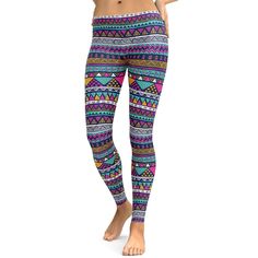 These Colorful Aztec Pattern Leggings are so soft, stretchy and comfortable to wear. Wear these Aztec inspired leggings to any kind of occasion, whether by hitting the gym or just casually wear them any time anywhere. Multicolor High Stretch Gym Leggings, High Stretch Multicolor Leggings For Gym, High Stretch Multicolor Gym Leggings, Multicolor Stretch Leggings For Sports, Multicolor Stretch Sports Leggings, Multicolor Full-length Sports Leggings, Multicolor Full Length Sports Leggings, Casual Multicolor Workout Tights, Multicolor High Stretch Casual Yoga Pants