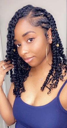 Twist For Black Women Natural Hair, Cute Twists For Natural Hair, Two Strand Twist Mixed Hair, Hairstyles Twisted Hair, Small Two Strand Twist Natural Hair Black Women, Two Strand Twist Hairstyles Natural Hair Long, Two Twist Natural Hair, Flattwist Protective Style, Summer Casual Outfits For Black Women