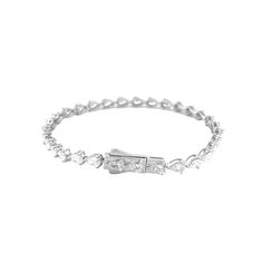 MaterialGold, Diamond DescriptionUp for sale is a beautiful 14K Gold Sideways Pear Diamond Tennis Bracelet. Specifications:-Model #: DP3216-Metal Type: Yellow, White, or Rose Gold-Metal Purity: 14K-Chain Length: 7"-Bracelet Width: 4MM-Gold Weight: 8.28 grams approx.-Total Diamond Weight: 7.85 carats approx.-Color: F-G-Clarity: SI Brief Overview:-Free Sizing W/ Purchase-14 Day Return Policy-Conflict Free Diamonds-Satisfaction Guarantee-Appraisal Included W/ Purchase.-Black Velvet Box Included W/ Purchase.Satisfaction Guarantee:David's House of Diamonds is dedicated to bring you a pleasant no-hassle online buying experience. All of our Jewelry come with a 14 days money back guarantee. If for any reason you are not completely satisfied, please contact us and we will make it right. *NO REFUNDS Classic Diamond Bracelet With Oyster Style For Wedding, Classic Diamond Oyster Bracelet For Wedding, Luxury Pear-shaped Bracelets For Formal Occasions, Pear-shaped Luxury Bracelets For Formal Occasions, Luxury Pear-shaped Formal Bracelets, Luxury Pear-shaped Diamond Bracelet For Wedding, Luxury White Gold Pear-shaped Diamond Bracelet, Luxury Pear-shaped White Gold Diamond Bracelet, Luxury Pear-shaped Diamond Bracelets