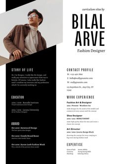 best resume builder, resume writers near me, how to write a good coverletter Cv Fashion Designer, Professional Cv Design, Fashion Resume, Curriculum Vitae Resume