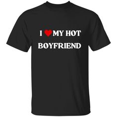 🔥✨ I Love My Hot Boyfriend T-Shirt ✨🔥 Indulge in the perfect blend of passion and comfort with our exclusive "I Love My Hot Boyfriend T-shirt. These heavyweight classic unisex tees are more than just clothing; they're a celebration of your sizzling romance. 🌿 Eco-Friendly Fashion: Crafted from 5.3-ounce, 100% cotton (99/1 cotton/poly (Ash) & 90/10 cotton/poly (Sport Grey), 50/50 cotton/poly (Dark Heather)), our tees are not only soft and breathable but also a statement of commitment to sustai Boyfriend Sweatpants, I Love My Boyfriend, Boyfriend Outfit, Henley Shirt Men, Crewneck Style, I Love My Girlfriend, Love My Boyfriend, Boyfriend T Shirt, Couple T-shirt