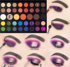 James Charles Palette Looks, Peach Eye Makeup, Maquillage Goth, Monolid Eye Makeup, Orange Eye Makeup, Yellow Eye Makeup