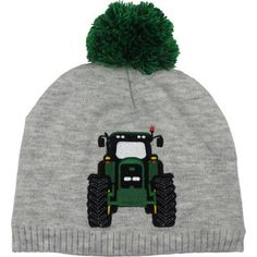 John Deere Kids' Tractor Winter Hat, For Children Ages 2-4 With a Head Circumference of 18-5/8 to 20-1/2 in., J2H738HTT Green Outdoor Hat, Baby Boy Winter Hats, Toddler Winter Clothes, John Deere Kids, John Deere Hats, Tractors For Kids, Boys Winter Hats, Hat For Kids, Toddler Beanie