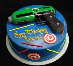 laser tag cake - Google Search Target Cake, Heath Cake, Food L, Cake Board