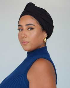 Be effortlessly gorgeous in the staple color that pairs with everything. Perfect for casual or formal looks, this easy to style wrap deserves to be in heavy rotation. Our Ribbed Head Wrap in Jet Black is buttery soft and always on trend. Head Wrap Ideas, Hebrew Women, Black Designers, Reborn Toddler Girl, African Hair Wrap, Headwrap Tutorial, Afro Beauty, Hair Styles To Try