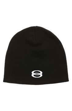 The front of this classic beanie is embroidered with the label's Unity Sports Icon while the back features Balenciaga's typeface logo. Lined 100% acrylic Machine wash, dry flat Made in Italy Black Hats With Logo Detail For Streetwear, Black Hat With Logo For Streetwear, Black Hat With Logo Detail For Streetwear, Classic Black Hat With Logo Detail, Classic Logo Print Hat For Streetwear, Classic Hats With Logo Print For Streetwear, Classic Hat With Logo For Streetwear, Classic Streetwear Hats With Logo Detail, Streetwear Beanie With Logo Patch