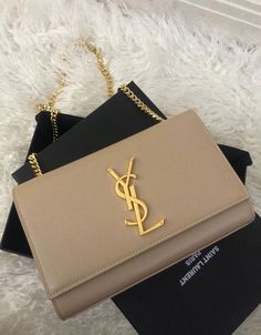 Channel Purse, Ysl Handbags, Ysl Wallet, Expensive Bag, Trendy Purses, Beige Purses, Girly Bags, Handbags Designer