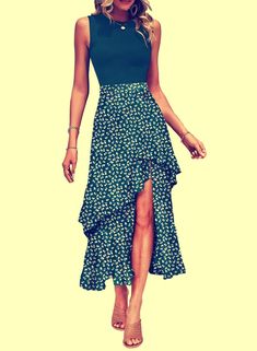 [SponsoredPost] The Dokotoo Women's Summer 2024 Maxi Dress is a versatile and stylish option for any summer occasion. With its flowy silhouette and spaghetti straps, it offers a comfortable and flattering fit for women of all body types. The dress also features a trendy split design and boho-inspired details, making it perfect for a casual day at the beach or a stylish evening out. Its form-fitting style adds a touch of elegance to the overall look, making it a great choice for both casual and dressy events. #formfittingdressforwomen Flowy Dress Long, Sun Dress Casual, Split Design, Fitting Dress, Form Fitting Dress, Boho Casual, Casual Summer Dresses, Spaghetti Strap Dresses, Trendy Dresses