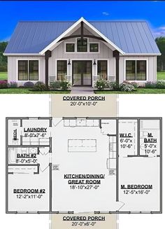 Facebook Cottage Bungalow House Plans, Living In A Small House, House Plans With Loft, American House Design, 1000 Island, House Plan With Loft, Affordable House Plans, House Design Ideas, 2 Bedroom House Plans