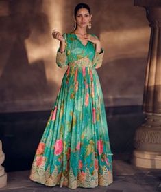 Online Collection Of Salwar Kameez: Catalog ctg-22079 Gowns Indian, Georgette Anarkali, Designer Salwar Suits, Salwar Kameez Designs