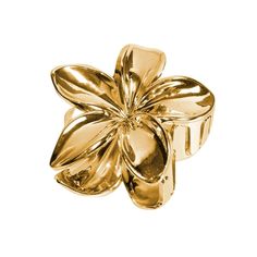 This stylish flower shaped hair clip captures the spirit of tropical paradise, adding a perfect touch of floral charm to your look 🌼 Size: 8*4cm/ 3.1*1.6 in Claw Clips Aesthetic, Flower Hair Claw, Y2k Hair, Aesthetic Accessories, 90s Hairstyles, Hair Claw Clip, Hibiscus Flower, Gold Flower, Flower Hair Clips