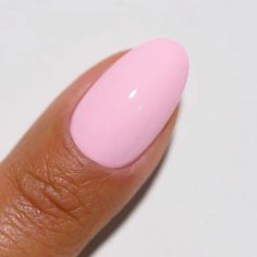 A sweet candied rose pink." Nails Stronger, Dnd Gel Nail Polish, Make Nails, Pink Nail Colors, Baby Pink Nails, Solid Color Nails, Simple Gel Nails, Summery Nails, The Duo