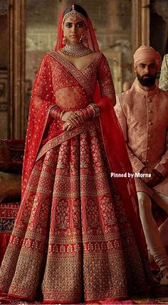 Sabyasachi 2019 Collection, Sabyasachi Wedding Collection, Indian Bridal Wedding Outfits, Sabyasachi Non Bridal Lehenga, Sabyasachi Bridal Saree Red, Shaadi Lehnga Red, Red Lahnga Bridal Look, Indian Wedding Lengha Bridal Red, Hindu Wedding Lehenga