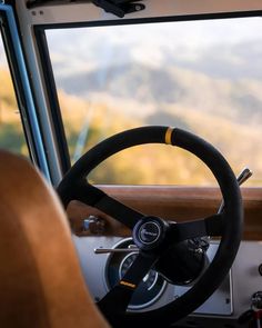 Looking out the drivers seat of an early Ford Bronco and seeing the Smoky Mountains. Classic Bronco, East Tennessee, Ford Bronco, Tennessee, Ford, How To Memorize Things