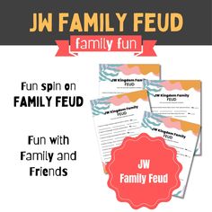 the family fud game is shown with text that reads fun spin on family fud