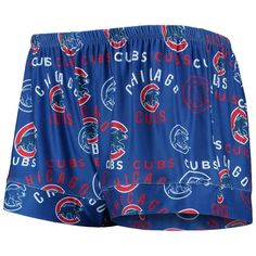 Go from game time to sleep time with this Chicago Cubs Flagship Allover print sleepwear set from Concepts Sport. It includes a classic button-down sleep shirt and an accompanying pair of elastic waistband shorts. There's no cozier way to show your Chicago Cubs loyalty.Go from game time to sleep time with this Chicago Cubs Flagship Allover print sleepwear set from Concepts Sport. It includes a classic button-down sleep shirt and an accompanying pair of elastic waistband shorts. There's no cozier Blue Printed Sleepwear For Lounging, Casual Sleepwear With All Over Print, Casual Sleepwear With All Over Print For Pajama Party, Casual Printed Pajama Shorts For Sleep, Casual Printed Pajama Shorts, Casual Printed Pajama Shorts For Pajama Party, Blue Cotton Sleepwear With Letter Print, Blue Letter Print Sleepwear For Loungewear, Casual Blue Bedtime Shorts