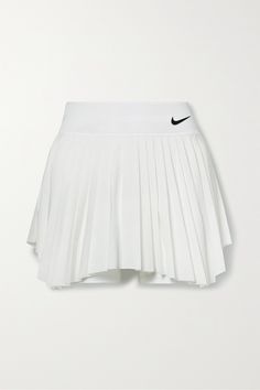 Sporty White Skirt, White Nike Tennis Skirt, Gym Skirt, Tennis Fits, Tennis Uniforms, Nike Skirt, Nike Tennis Skirt, Net Sustain, Sport Skirt