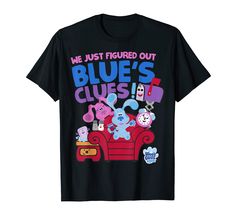 PRICES MAY VARY. Officially Licensed Nickelodeon Blue's Clues & You Apparel For Men, Women, Boys and Girls; Copyright 2022 Viacom; Nickelodeon Blue's Clues & You Cartoon Apparel; Nickelodeon TV Show Apparel 20NKBY00008A-002 Lightweight, Classic fit, Double-needle sleeve and bottom hem Blue's Clues And You, Blue's Clues, Blue’s Clues, Group Shots, Blues Clues, Kids Discover, Kids Boxing, Book Box, Clue