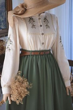 Yea Party Outfit, Farmgirl Outfits, Outfit Ideas Cottagecore, 40s Mode, Casual Cottagecore, Cottagecore Outfit, Cottagecore Clothes, Gaun Fashion, Cottagecore Outfits