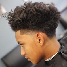 Black Men Haircuts, Tapered Haircut, Black Men Hairstyles, Haircuts Straight Hair, Curly Hair Men