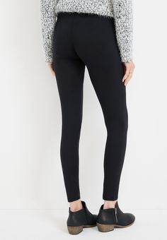 Maurices Women's Black High Rise Ultra Soft Leggings Size Small - Materials & Care:imported - 92% polyester 8% spandex - machine wash High Rise Solid Leggings With 4-way Stretch, High Rise Compression Moisture-wicking Leggings, Compression Athleisure Leggings With 5-inch Inseam, Full-length Compression Leggings With Elastic Waistband, Black Breathable 4-way Stretch Leggings, Soft Leggings, Colorful Leggings, Black Leggings, A Black