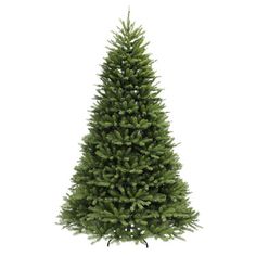 a green christmas tree on a white background with clippings to cut out the top