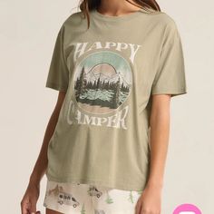 Never Worn Camper Tops, Relaxed Outfit, Romper And Jacket, Happy Camper, Comfy Shorts, Boyfriend Tee, Happy Campers, Sweatshirt Dress, Sweater Blouse